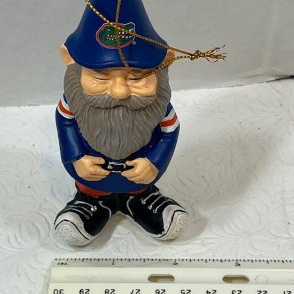 University of Florida Gators Football Gnome Hanging Tree Christmas Ornament 5" - Picture 13 of 14